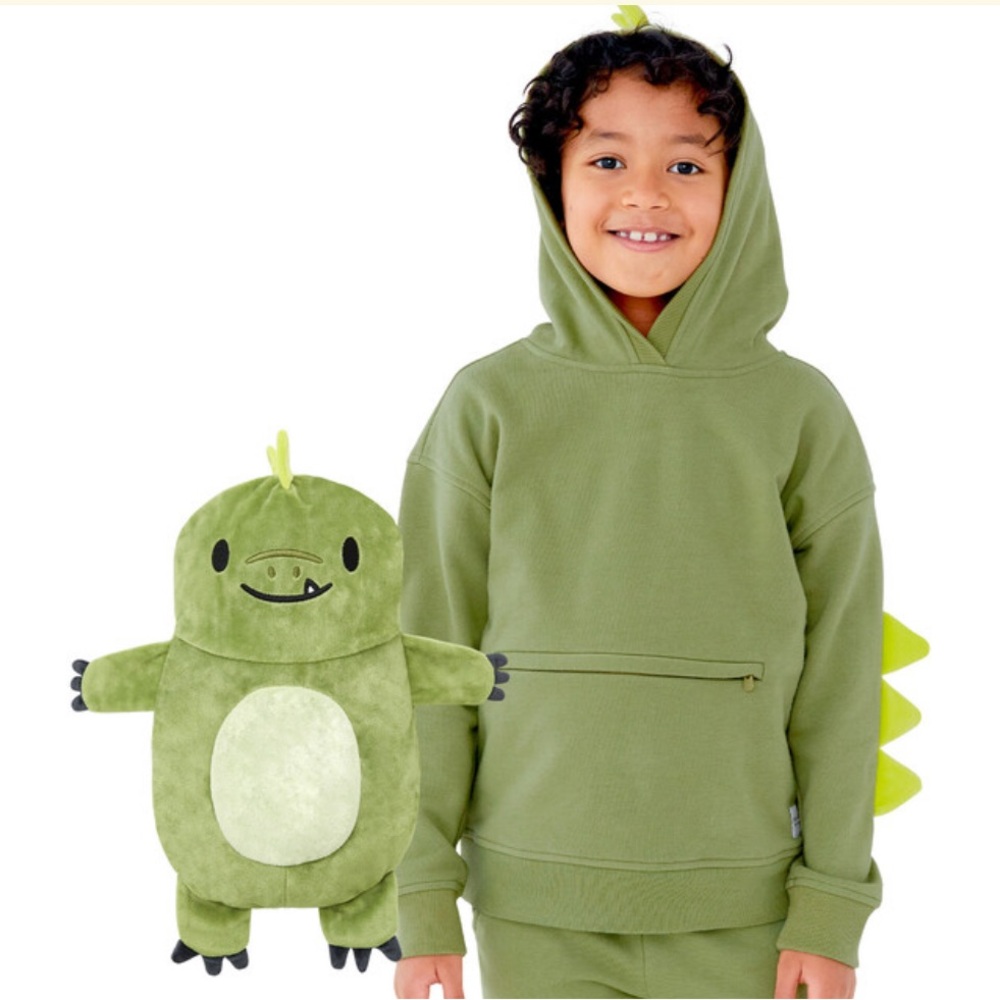 CubCoats Dayo the Dinosaur convertible hoodie